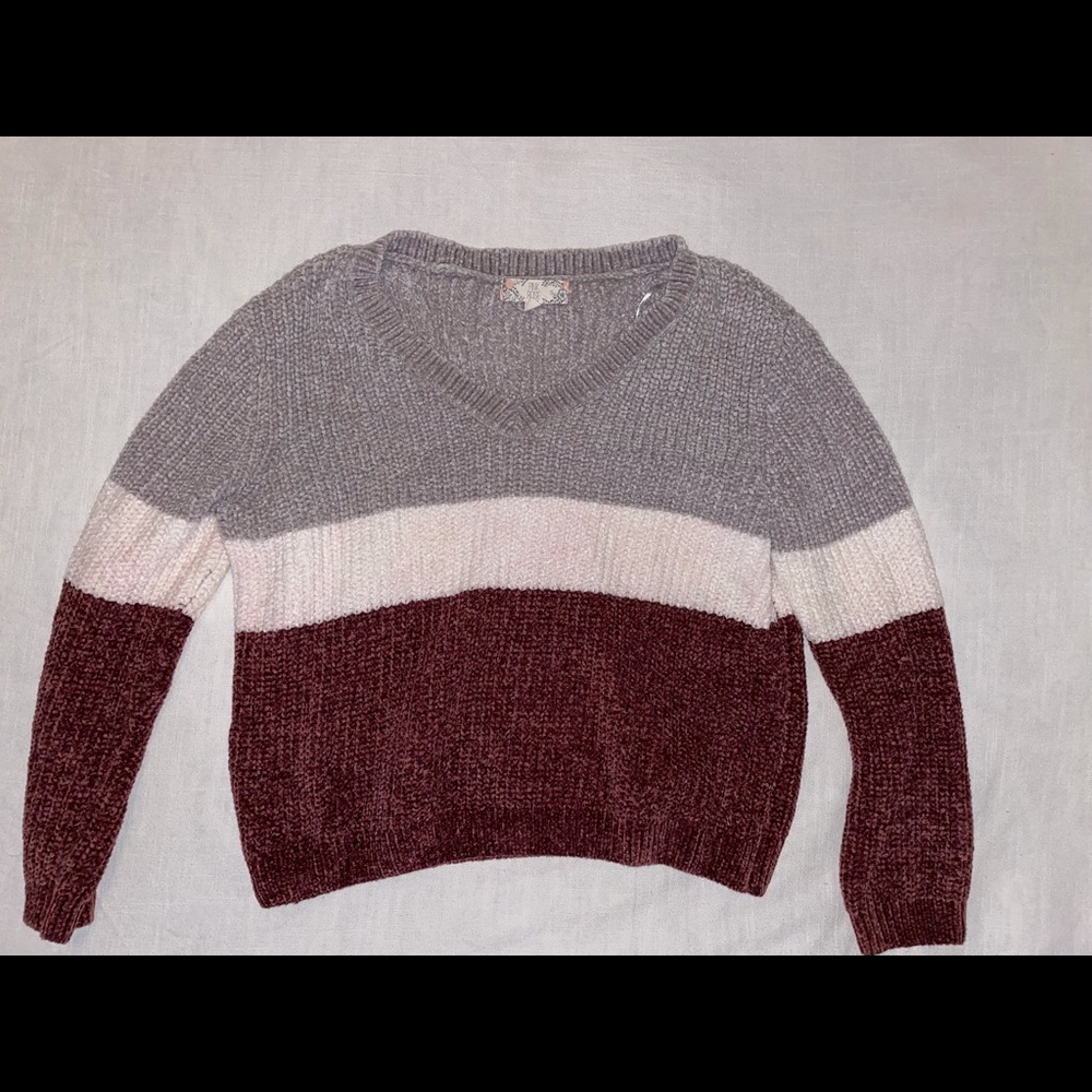 Tri-colored Sweater